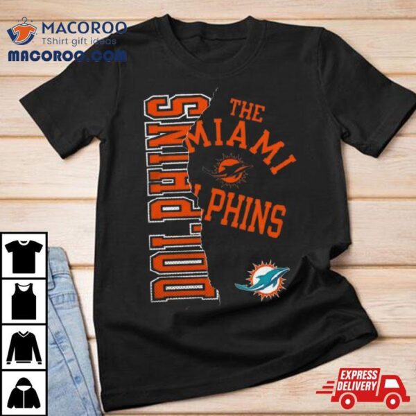 Nfl Team Apparel Miami Dolphins Tear Up T Shirt