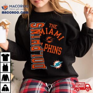 Nfl Team Apparel Miami Dolphins Tear Up Tshirt