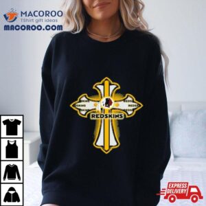 Nfl Yellow Crusader Cross Washington Redskins Tshirt