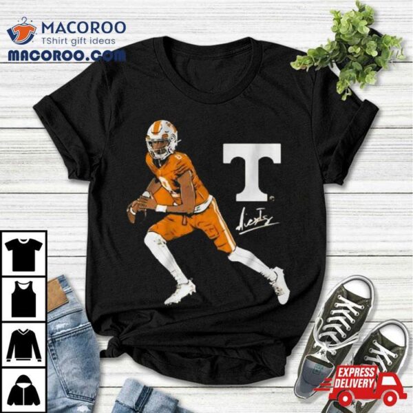 Nico Iamaleava Superstar Pose Tennessee Football Shirt