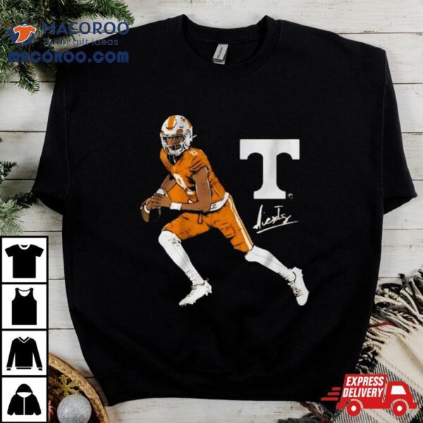 Nico Iamaleava Superstar Pose Tennessee Football Shirt