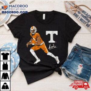 Nico Iamaleava Superstar Pose Tennessee Football Tshirt