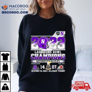 Northwestern Wildcats Las Vegas Bowl Champions Tshirt