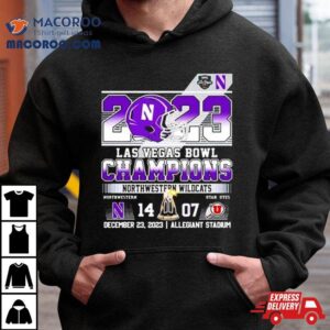 Northwestern Wildcats Las Vegas Bowl Champions Tshirt