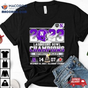 Northwestern Wildcats Las Vegas Bowl Champions Tshirt