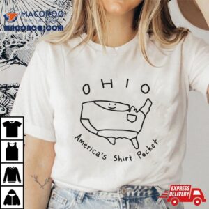 Ohio America S Pocket Cute Map Tshirt