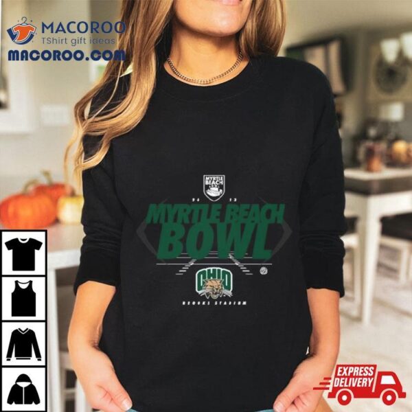 Ohio Bobcats 2023 Myrtle Beach Bowl Brooks Stadium Shirt