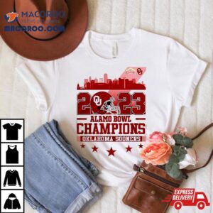 Oklahoma Sooners 2023 Alamo Bowl Champions Shirt