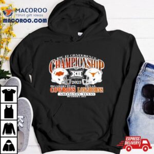 Oklahoma State Cowboys Vs Texas Longhorns Big Conference Championship Bound Tshirt