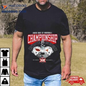 Oklahoma State Cowboys Vs Texas Longhorns Big Football Championship Tshirt