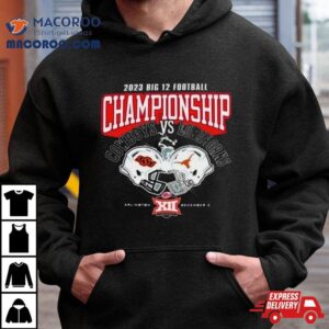 Oklahoma State Cowboys Vs Texas Longhorns Big Football Championship Tshirt