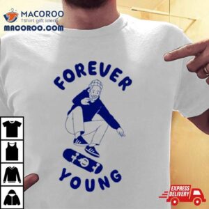 Old Man Skateboarding Forever Young Shirt