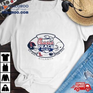 Ole Miss Peach Bowl Shirt 2023 Chick Fil A Peach Bowl 2 Team Shirt