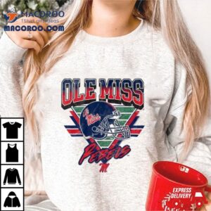 Ole Miss Rebels Helmet Triangle Vintage Tshirt