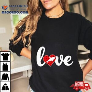 Orca Fish Lover Buffalo Plaid Love Orca Valentine S Day Tshirt