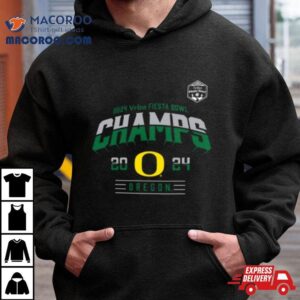 Oregon Ducks 2024 Fiesta Bowl Champions Locker Room T Shirt