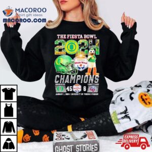 Oregon Ducks Football The Fiesta Bowl Champions Victory Tshirt