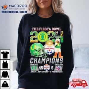 Oregon Ducks Football The Fiesta Bowl Champions Victory Tshirt