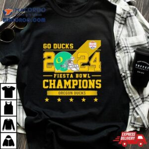 Oregon Ducks Football Go Ducks Fiesta Bowl Champions Helme Tshirt