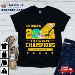 Oregon Ducks Football Go Ducks Fiesta Bowl Champions Helme Tshirt