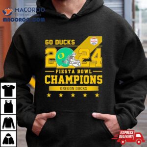 Oregon Ducks Football Go Ducks Fiesta Bowl Champions Helme Tshirt