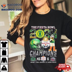 Oregon Ducks Mascot The Fiesta Bowl Champions Tshirt