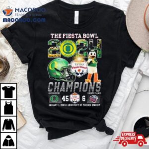 Oregon Ducks Mascot The Fiesta Bowl Champions Tshirt