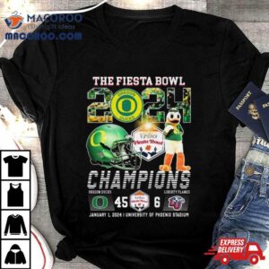 Oregon Ducks Mascot The Fiesta Bowl Champions Tshirt