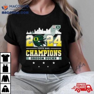 Oregon Ducks Skyline Fiesta Bowl Champions Tshirt