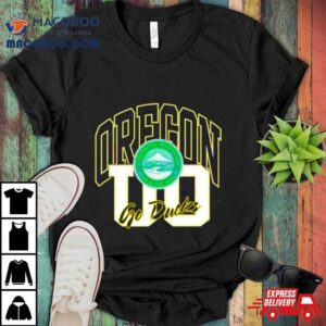 Oregon Go Ducks Universitas Oregonensis Mens Agitat Molem Logo Shirt