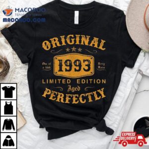 Original 1993 30 Years Old 30th Birthday Gifts For Shirt