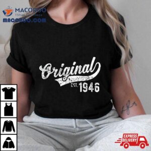 Original Est Vintage Birthday Gif Tshirt