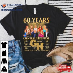Original General Hospital Years Thank You For The Memories Tshirt