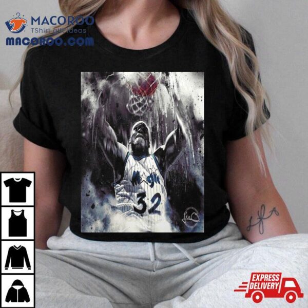 Orlando Magic Will Be Retiring Shaquille O’neal Jersey The Iconic 32 Of All Time T Shirt