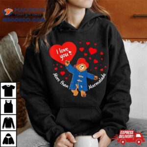 Paddington Bear Love Marmalade Red Heart Shirt