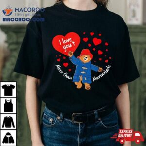 Paddington Bear Love Marmalade Red Hear Tshirt