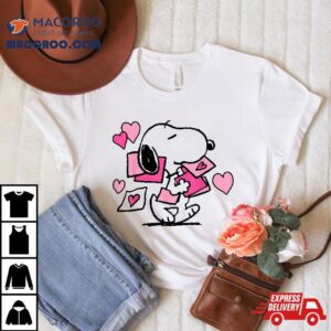 Peanuts Valentines Letter Snoopy Shirt