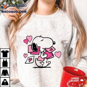 Peanuts Valentines Letter Snoopy Tshirt