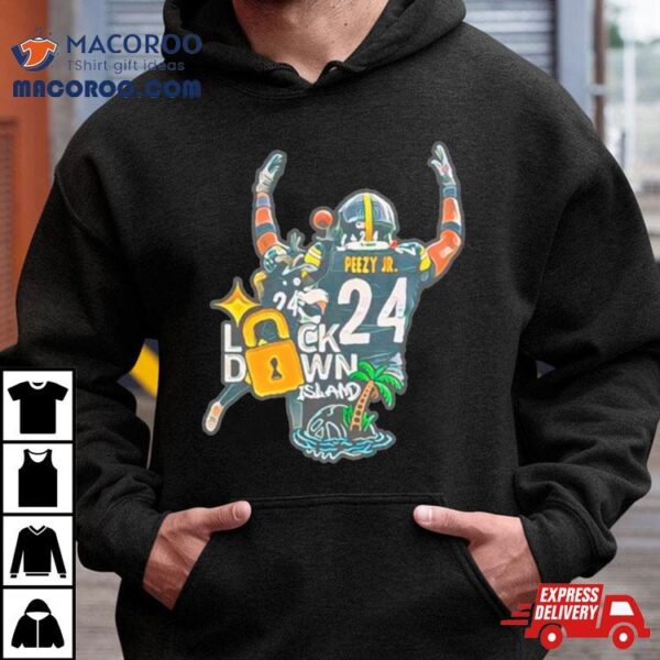 Peezy Jr Steelers Football Welcome To Lock Down Island Shirt