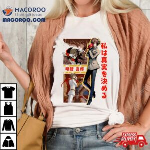 Persona Goro Akechi Anime Tshirt