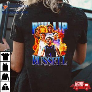 Phillip Russell Ut Arlington Mavericks Basketball Graphic Shirt