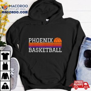 Phoenix City Basketball Retro Sunset Arizona B Ball State Az Tshirt