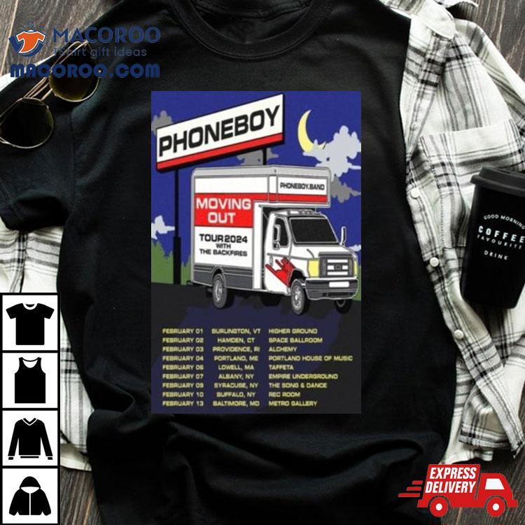 Phoneboy February Tour 2024 Shirt Phoneboy February Tour 2024 Shirt
