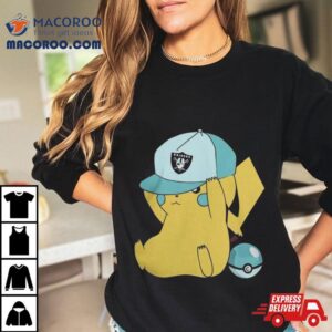 Pikachu Wear The Hat Las Vegas Raiders Football Logo S Tshirt