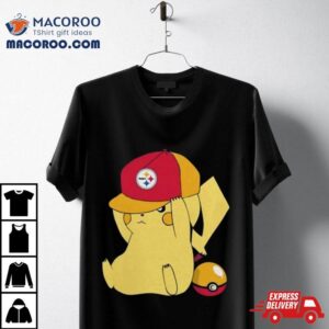 Pikachu Wear The Hat Pittsburgh Steelers Football Logo Tshirt