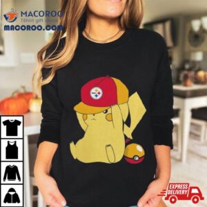 Pikachu Wear The Hat Pittsburgh Steelers Football Logo Tshirt