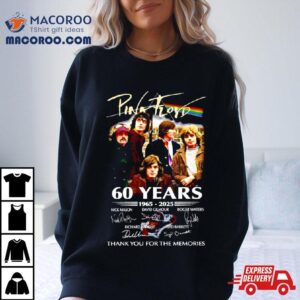 Pink Floyd Band Years Thank You For The Memories Signatures Tshirt