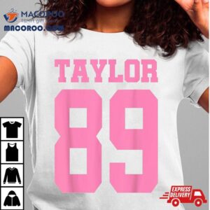 Pink Numbers Taylor Tshirt