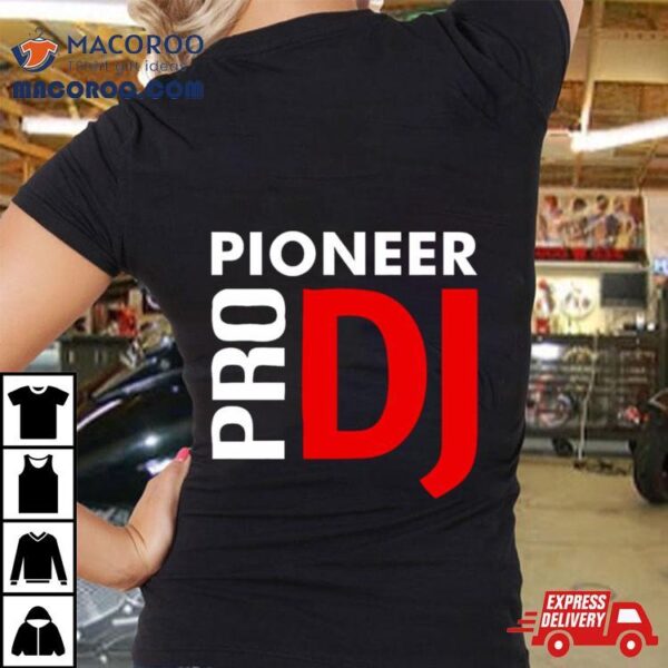 Pioneer Dj Pro Logo Red Shirt