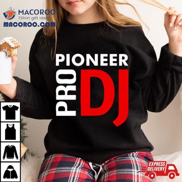 Pioneer Dj Pro Logo Red Shirt